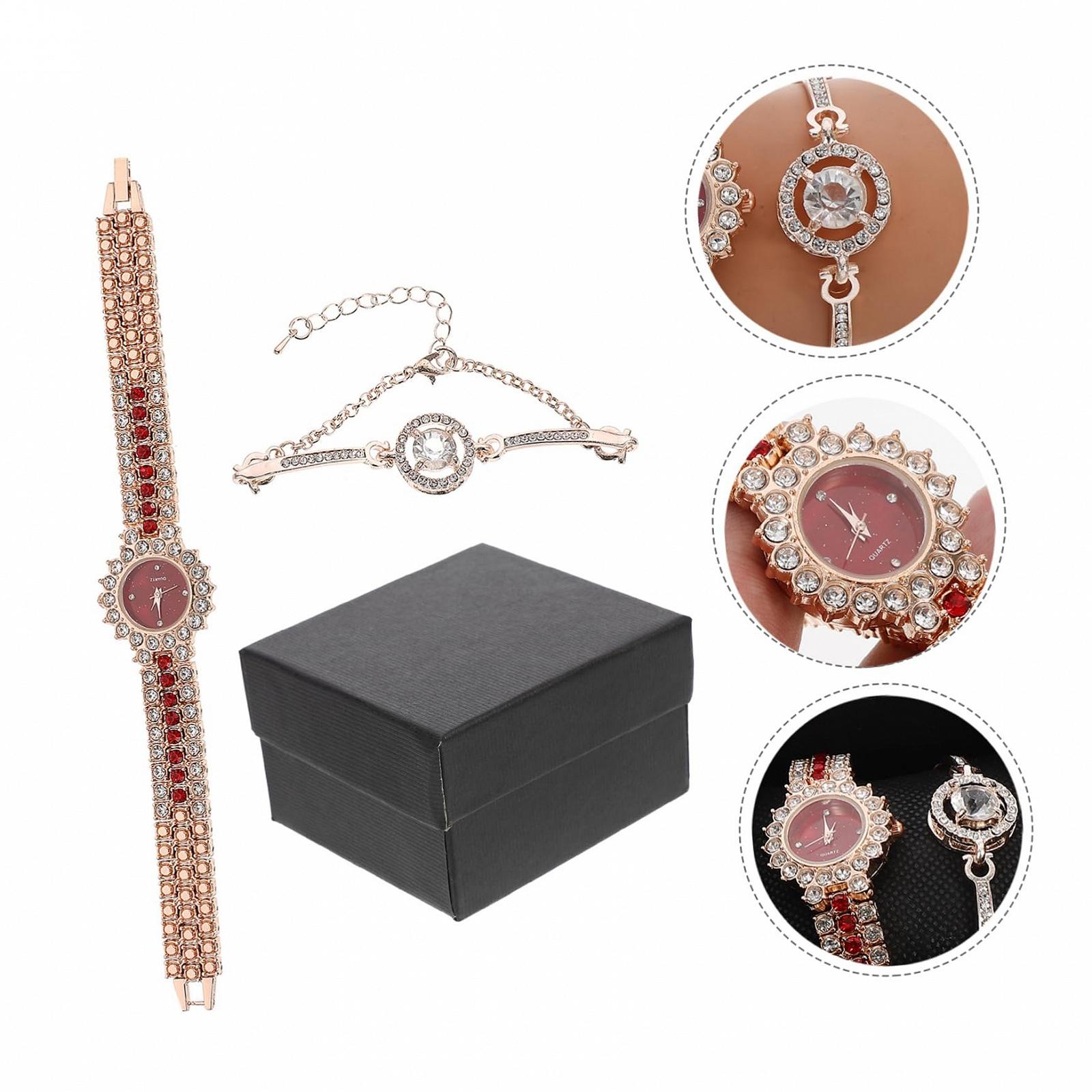 Годинник Кварцовий Healvian Жіночий З Декоративним Ремінцем З Стразами Цифровий Дисплей, фото №6