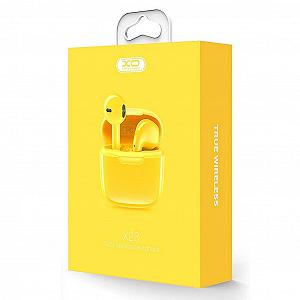 Блютуз Стерео Гарнитура XO-X23 TWS Желтый synthetic.ua - Фото 1