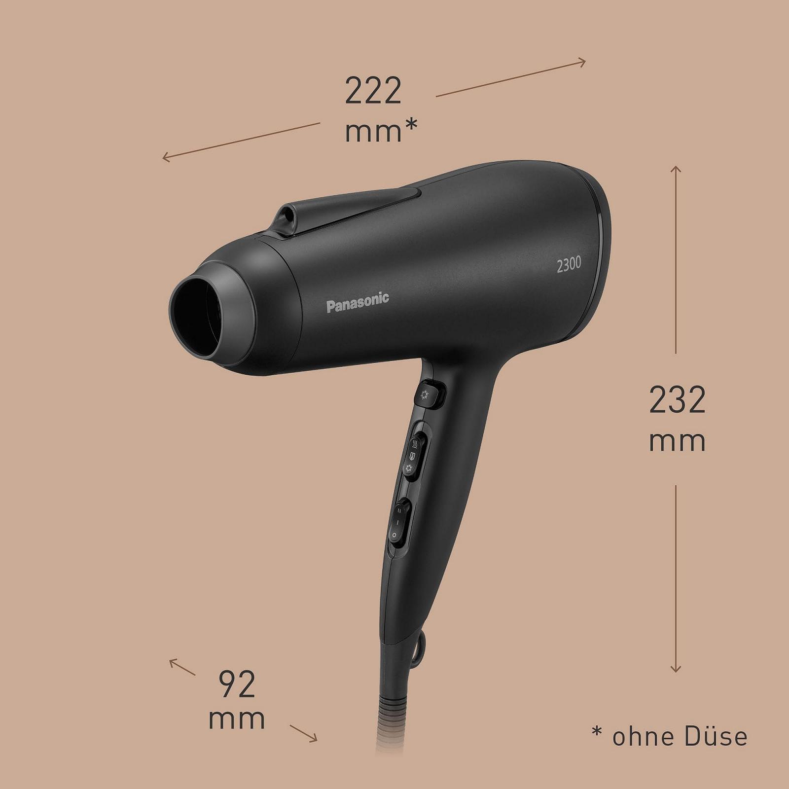 Фен Panasonic Fast Dry Series EH-NE85-K825 Ionic, 2300 Вт, с насадкой-концентратором, режим защиты от перегрева, ионная технология, черный, фото №7