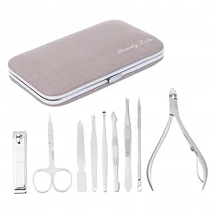 Купить Набор для маникюра и педикюра CALLARON 9 шт. Профессиональный из нержавеющей стали - Фото 1 Набор для маникюра и педикюра CALLARON 9 шт. Профессиональный из нержавеющей стали - Фото 1