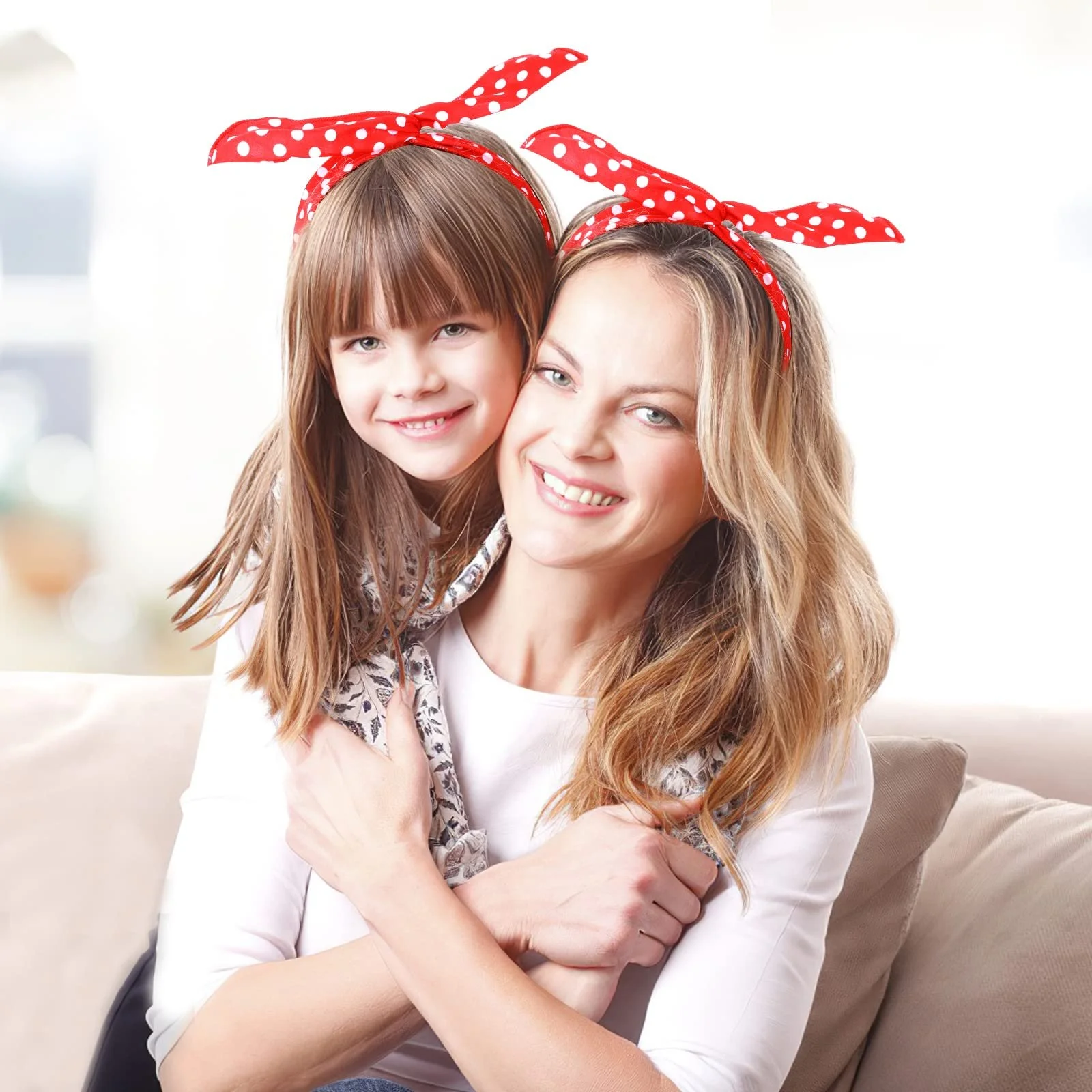 Пов'язка на голову в горошок, фото №6