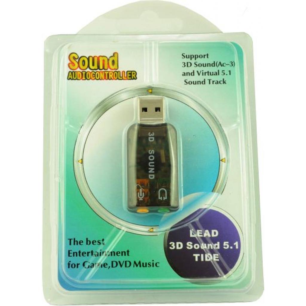 Внешняя звуковая карта Atcom USB 5.1 3D sound 7807, фото №2