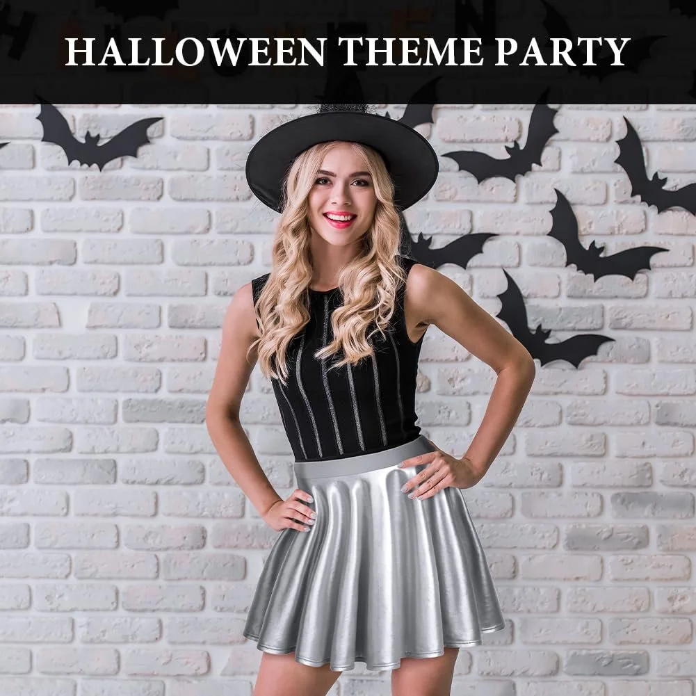 Спідниця Aomig Плісирована Металік Сріблястий, фото №8