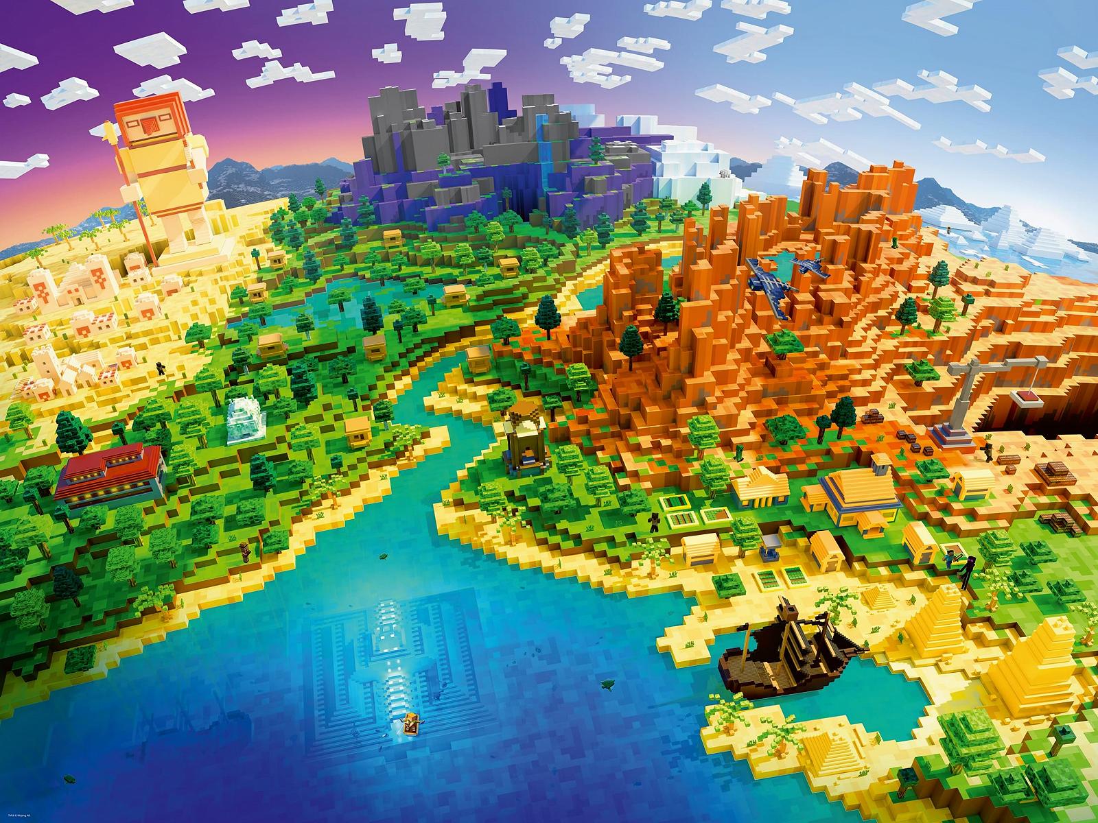 Пазл Ravensburger 12000433 World of Minecraft 1500 деталей, фото №1