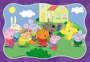Детский пазл Ravensburger 12004184 Peppa Pig 2 x 24 детали synthetic.ua - Фото 1