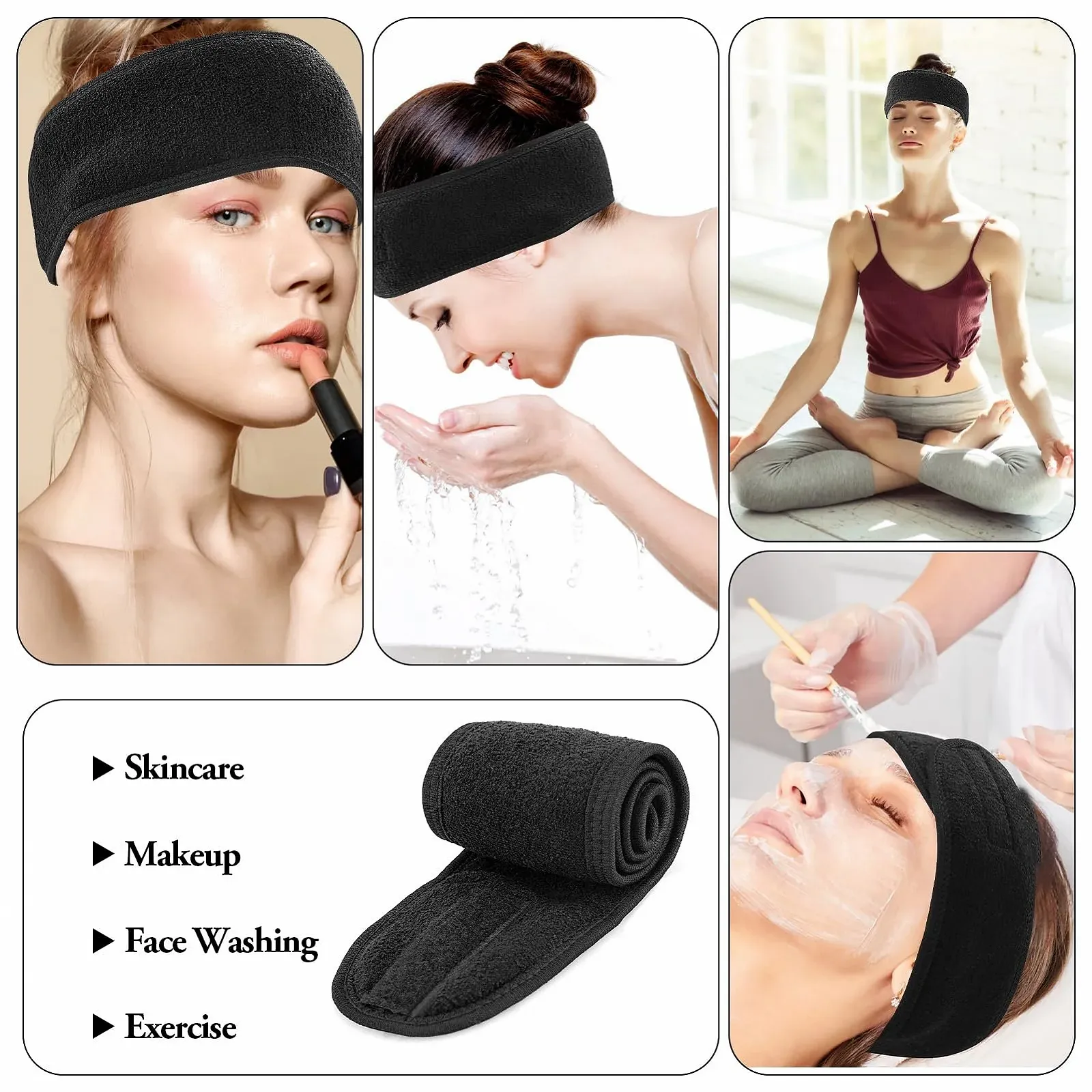 Пов'язка на голову з мікрофібри Широка, фото №5 Пов'язка на голову з мікрофібри Широка, фото №5