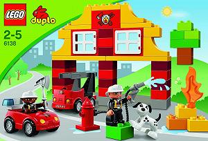 Конструктор LEGO DUPLO 6138 My First Fire Station synthetic.ua - Фото 1