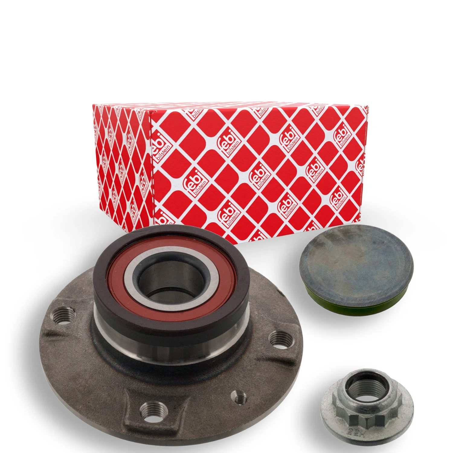 Комплект подшипника ступицы FEBI BILSTEIN 40660 для SEAT SKODA VW, задний мост слева, фото №1