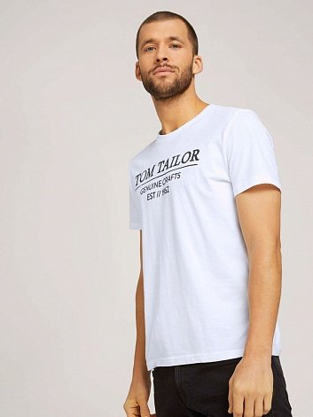 Футболка Tom Tailor 1021229-20000 Белый L, фото №2