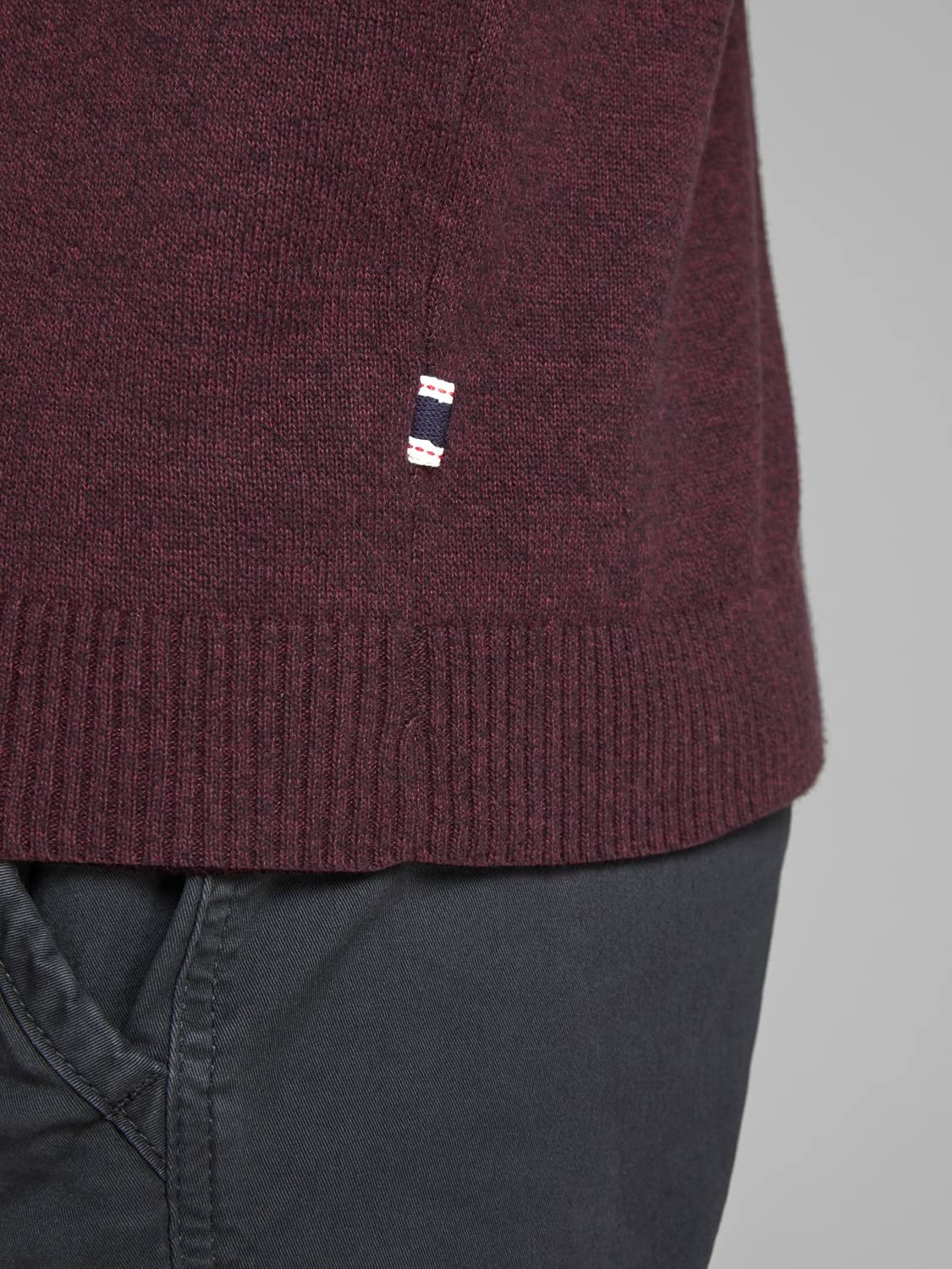 Джемпер в'язаний з V-подібним вирізом JACK & JONES Чоловічий, фото №4