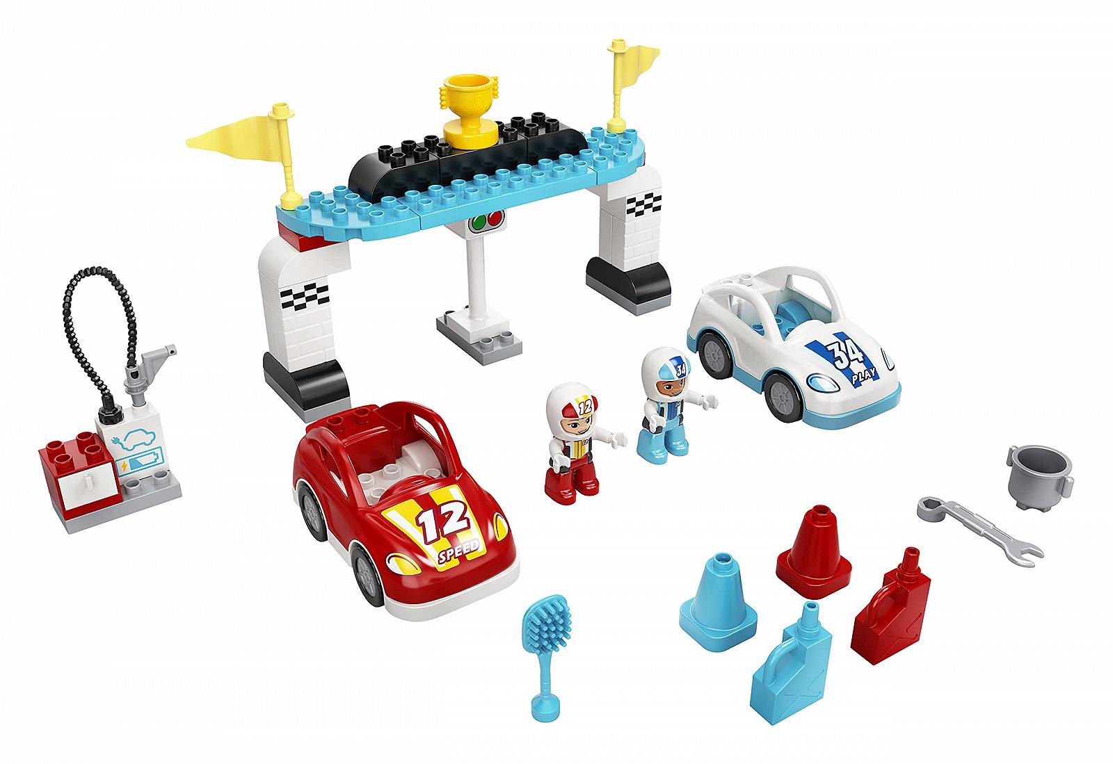 Конструктор LEGO Duplo 10947 Іграшкові гоночні автомобілі для дітей від 2 років, фото №3