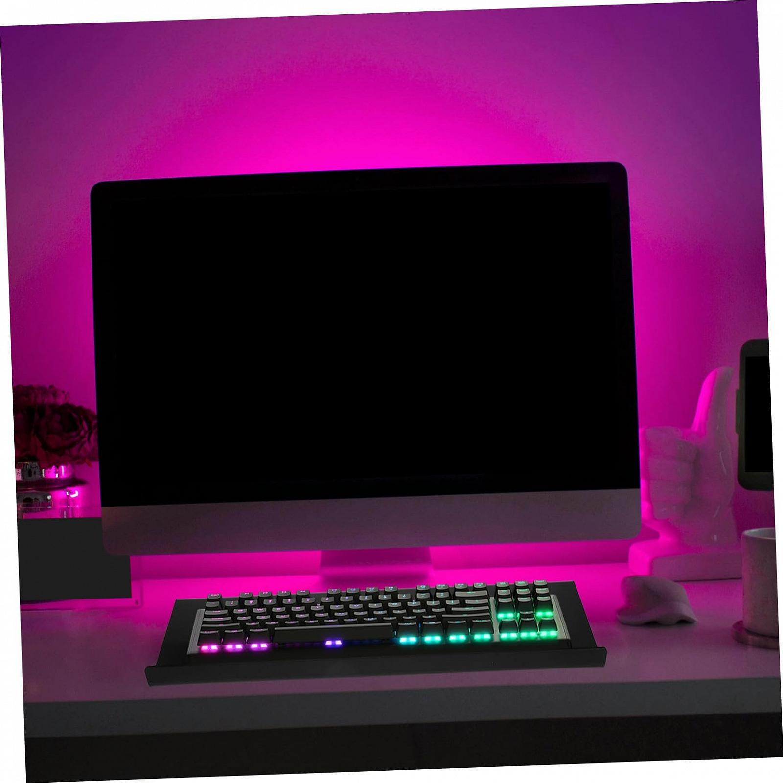 Підставка для клавіатури акрилова ергономічна похила, нековзна, фото №7