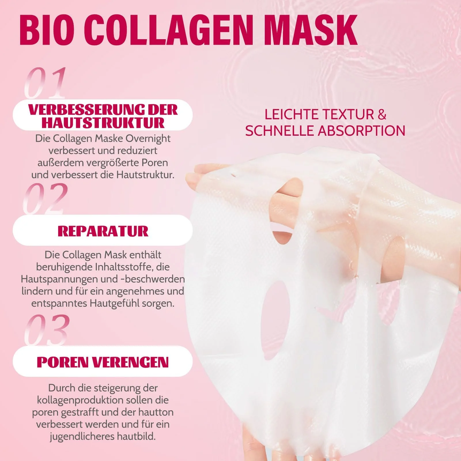 Маска Altherona Organic Collagen, 8 шт., фото №2 Маска Altherona Organic Collagen, 8 шт., фото №2