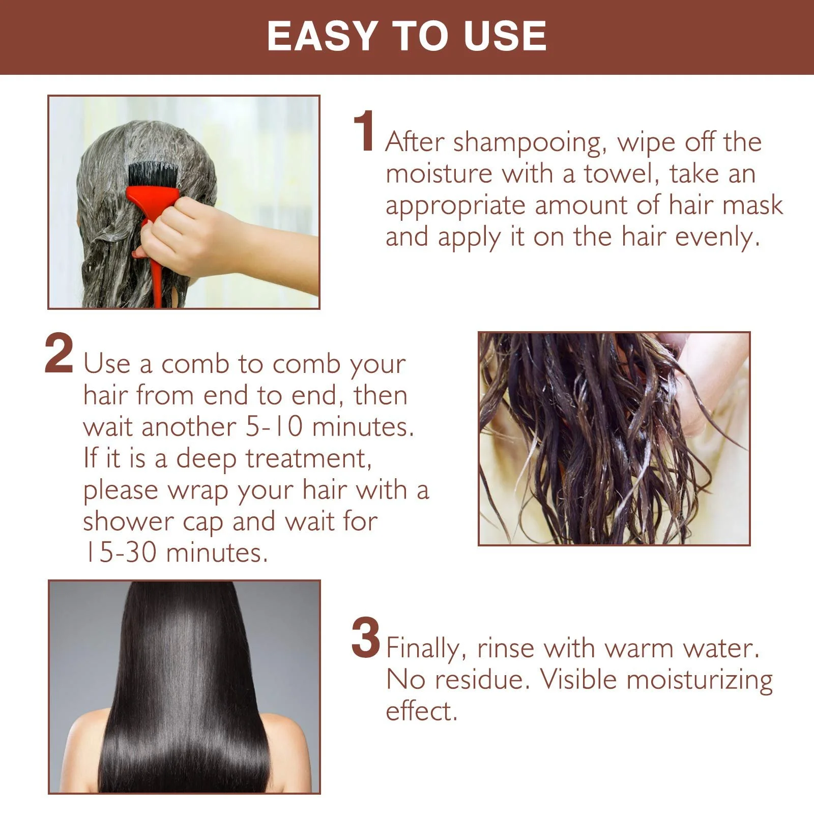 Маска для волос Lonstin Argan Oil для сухого та пошкодженого волосся 300 мл, фото №8