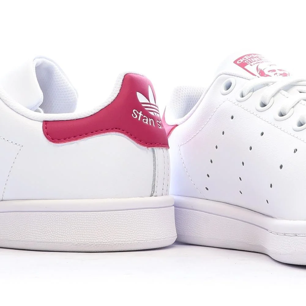 Кроссовки adidas Stan Smith Детские Белый/Розовый, фото №7