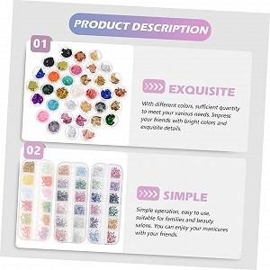 Набір Аксесуарів для Нігтів Кольорові synthetic.ua - Фото 1