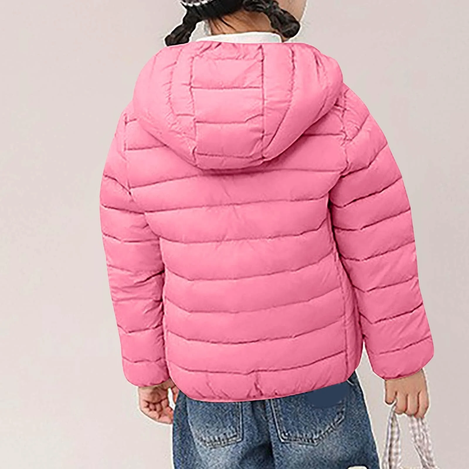 Унісекс дитяча тонка зимова куртка для хлопчиків і дівчаток, фото №5