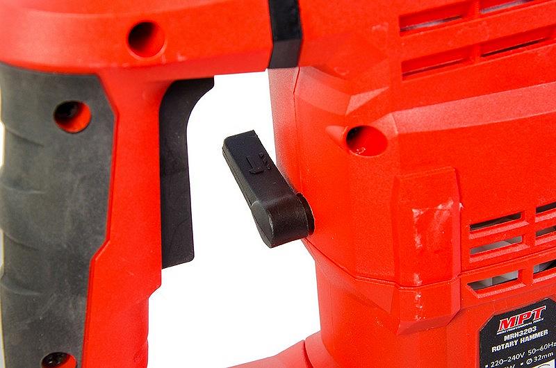 Перфоратор MPT PROFI SDS-PLUS 32 мм 1500 Вт 880 об/хв 4350 уд/хв 5 Дж 3 режими аксесуари шт кейс MRH3203, фото №8