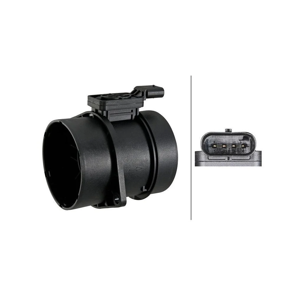 Датчик масової витрати повітря HELLA 8ET 358 095-271 для MERCEDES-BENZ, фото №1