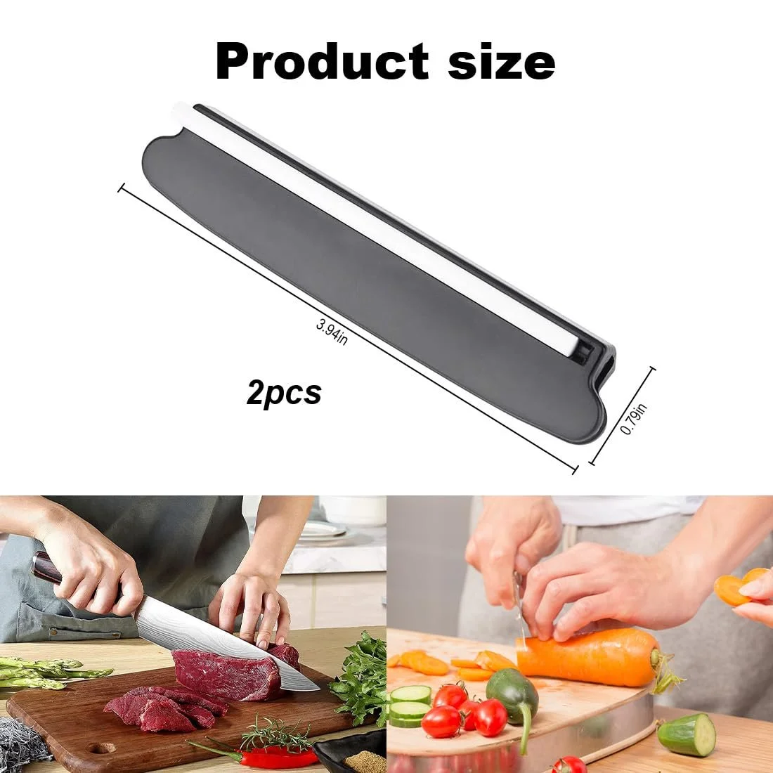 Направляюча для заточування ножів Aililong 45 Degree Set 2 шт. Black, фото №2