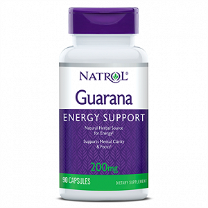 Натуральная добавка Natrol Guarana 200 mg 90 капсул Натуральная добавка Natrol Guarana 200 mg 90 капсул