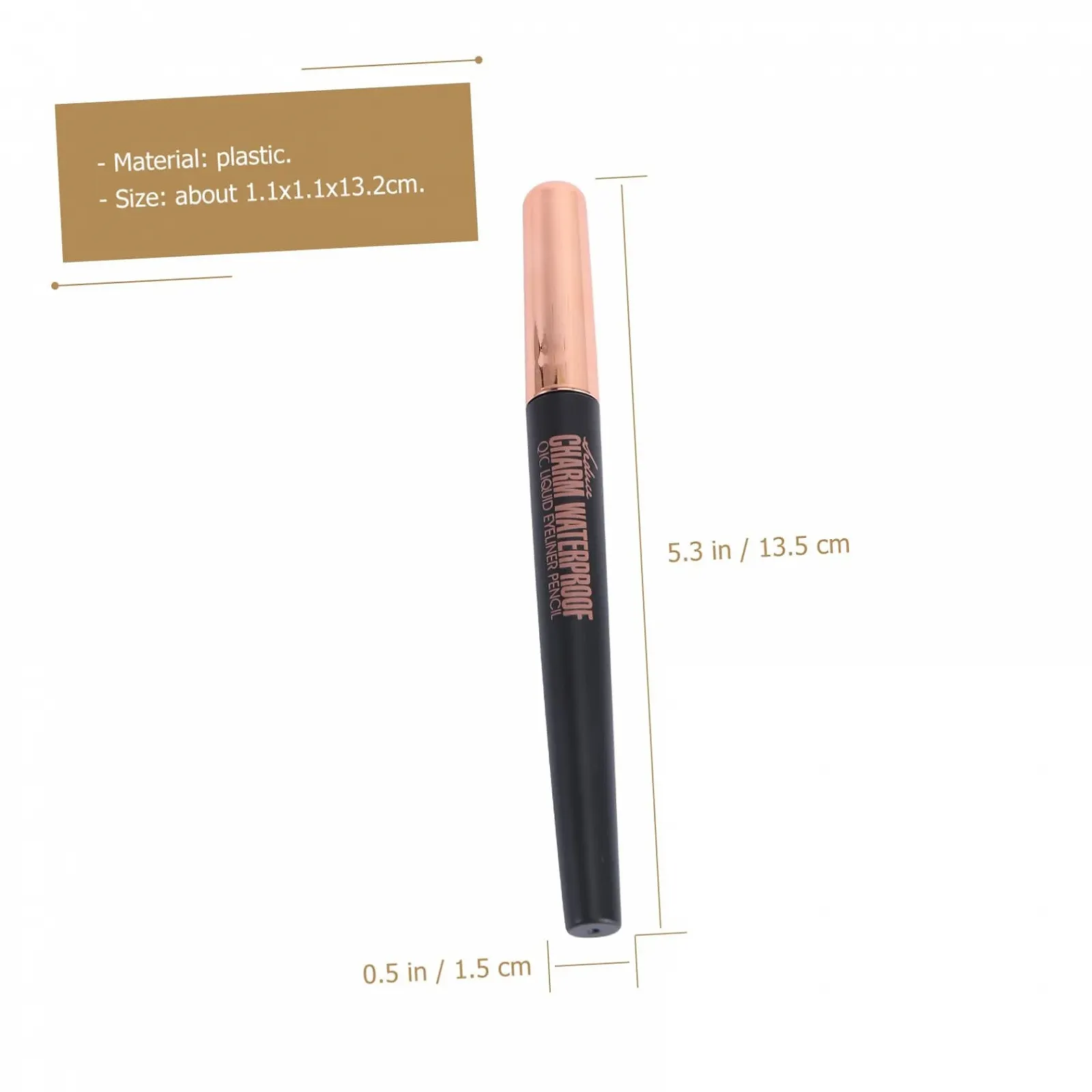 Карандаш для подводки глаз minkissy Черный, фото №5