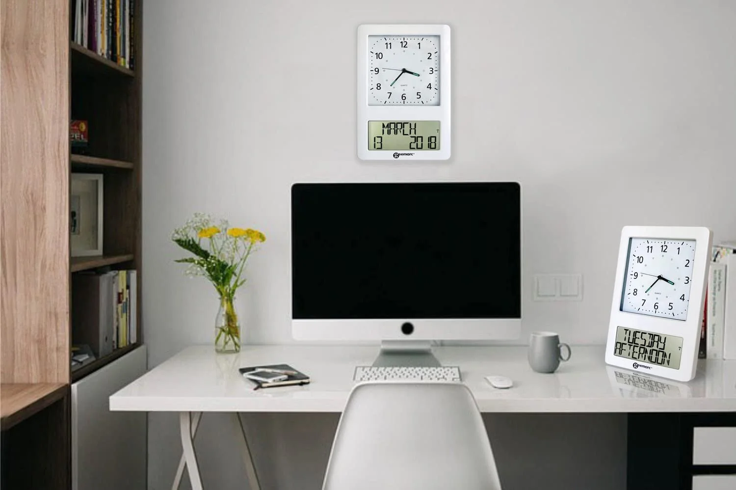 Годинник Geemarc VISO50 для людей з хворобою Альцгеймера з аналоговим дисплеєм, фото №5