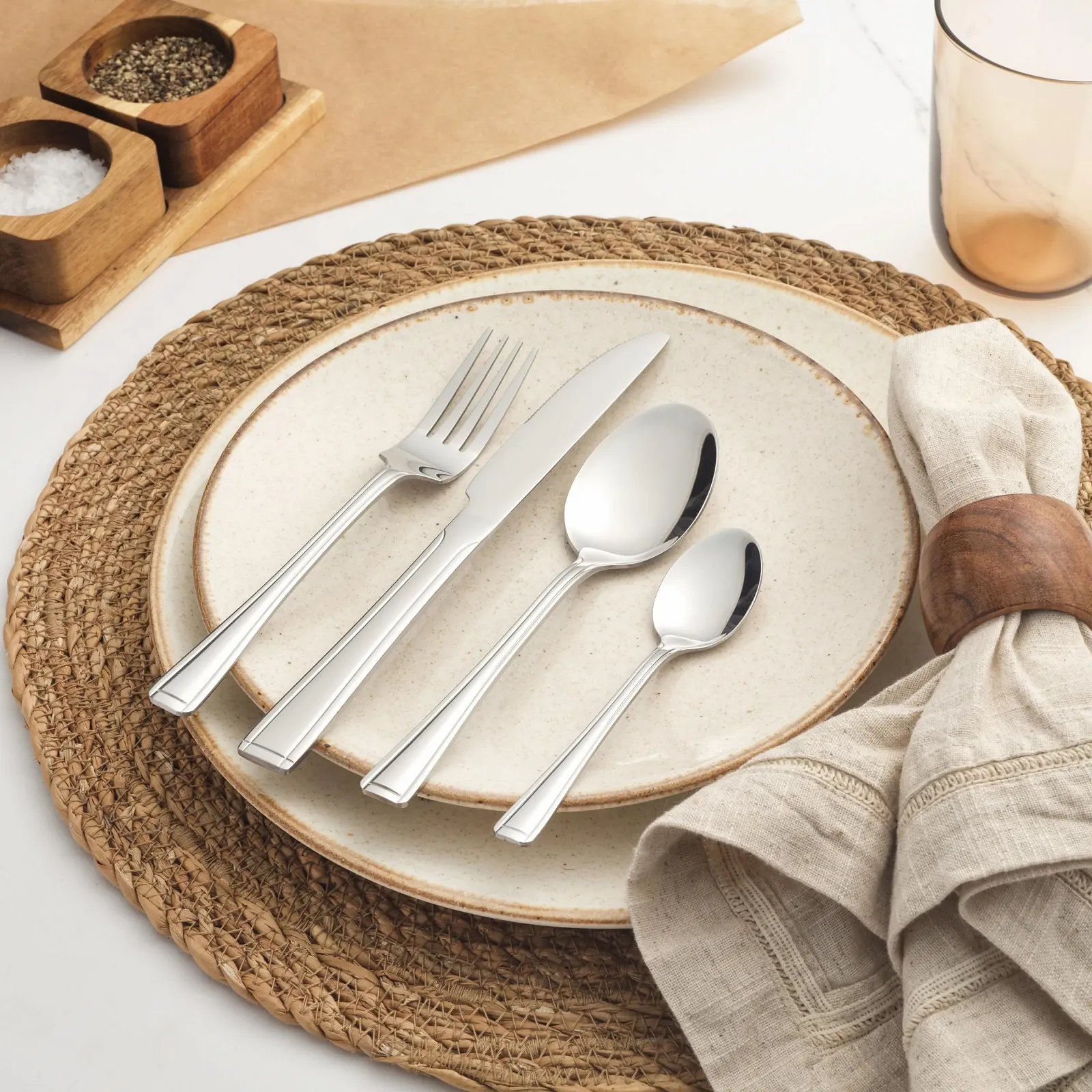 Набір столових приборів Salter Elegance Buxton, 16 предметів, нержавіюча сталь, фото №3 Набір столових приборів Salter Elegance Buxton, 16 предметів, нержавіюча сталь, фото №3