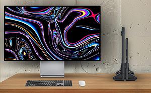 Підставка Вертикальна Подвійна Psitek Алюмінієва для ноутбука, регульована ширина слота 12-36 мм synthetic.ua - Фото 1