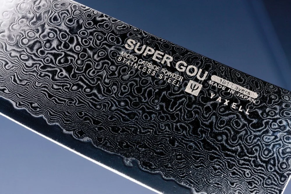 Нож универсальный Yaxell Super Gou 161 12 см - 161 слой дамасской стали, фото №4