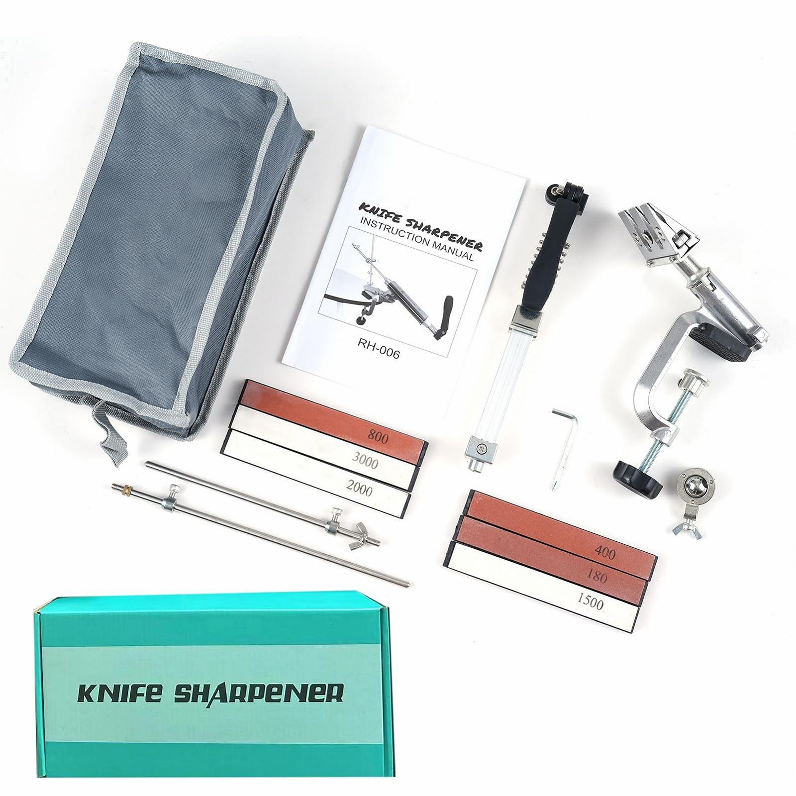 Система заточування ножів ручна зі сплаву з поворотним затискачем та 6 каменями, фото №6 Система заточування ножів ручна зі сплаву з поворотним затискачем та 6 каменями, фото №6