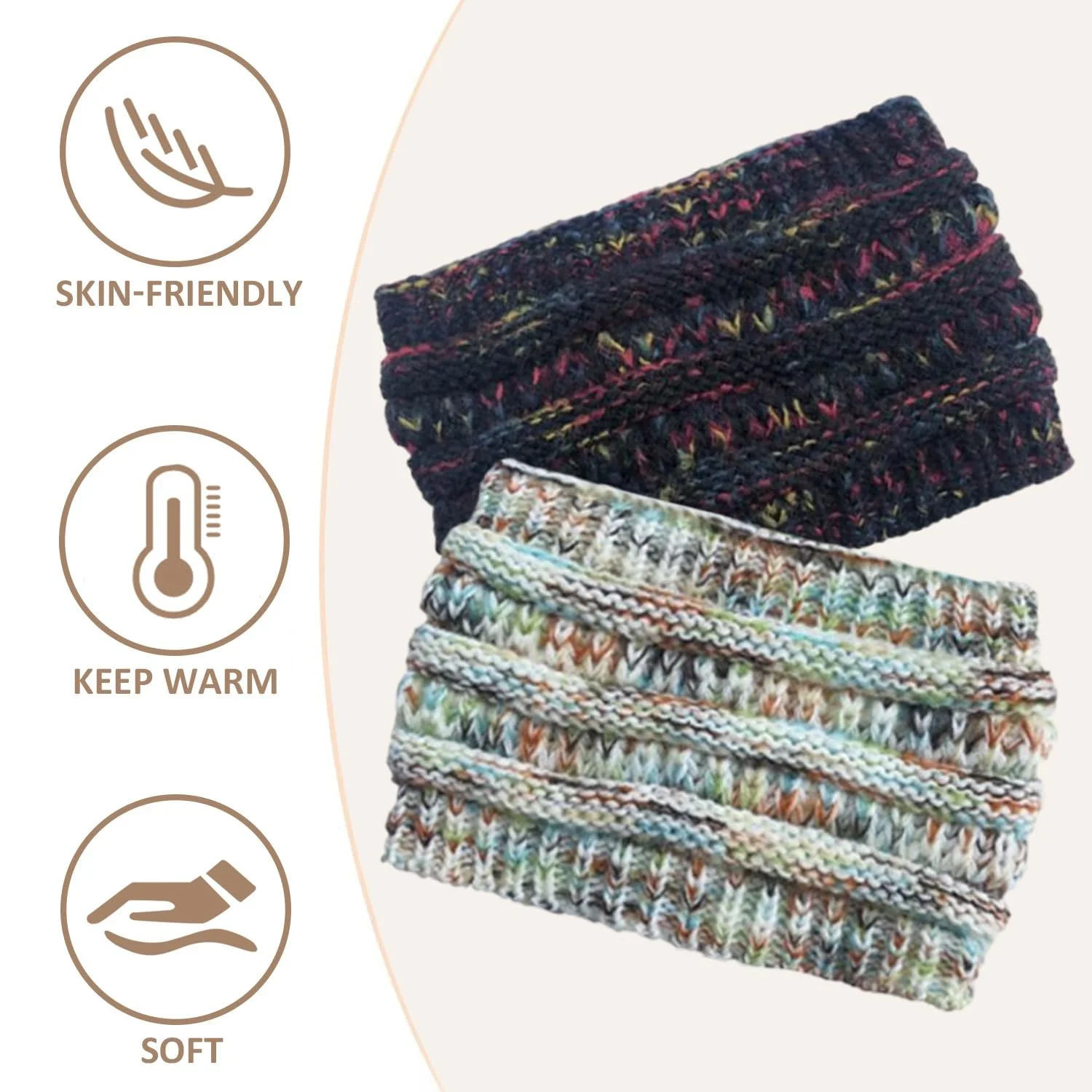 В'язана пов'язка на голову, фото №5