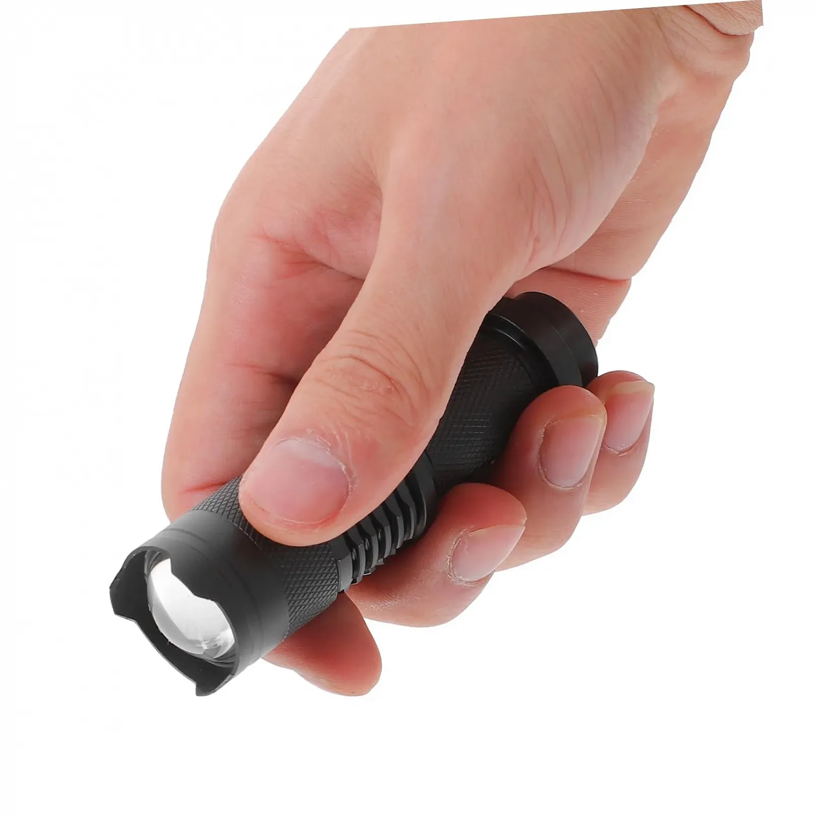 Мини Фонарик OSALADI LED Водонепроницаемый с регулируемым фокусом, три режима, головка лампы, фото №2