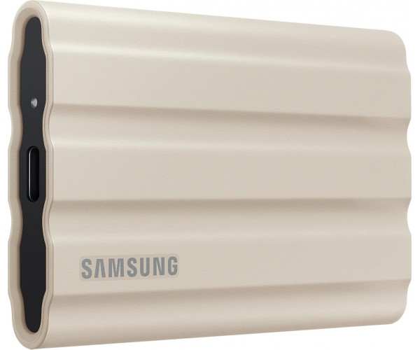 Накопичувач зовнішній SSD 2.5" USB 1.0TB Samsung T7 Shield Beige (MU-PE1T0K/EU), фото №3