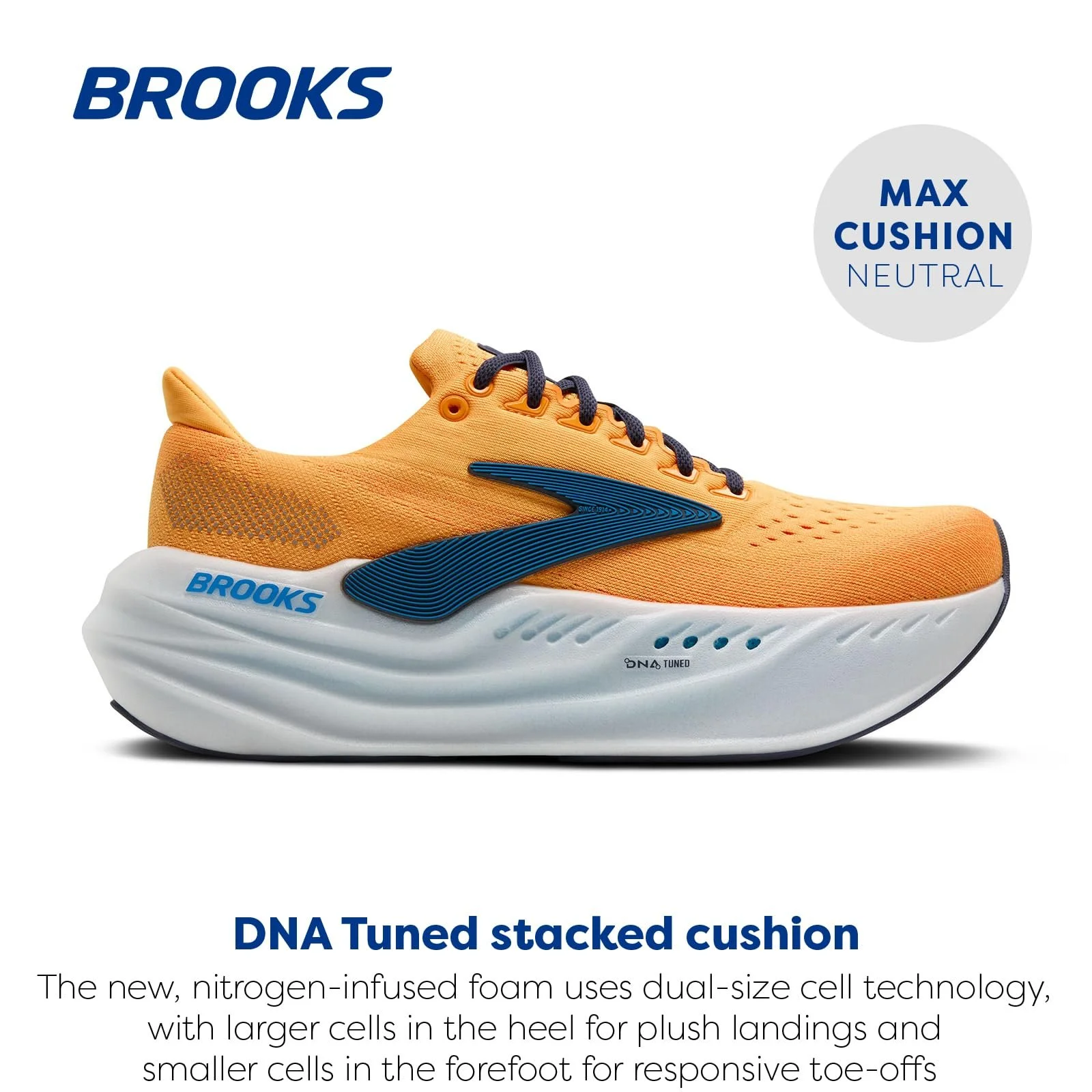 Чоловічі Кросівки Brooks Glycerin Max, фото №2 Чоловічі Кросівки Brooks Glycerin Max, фото №2