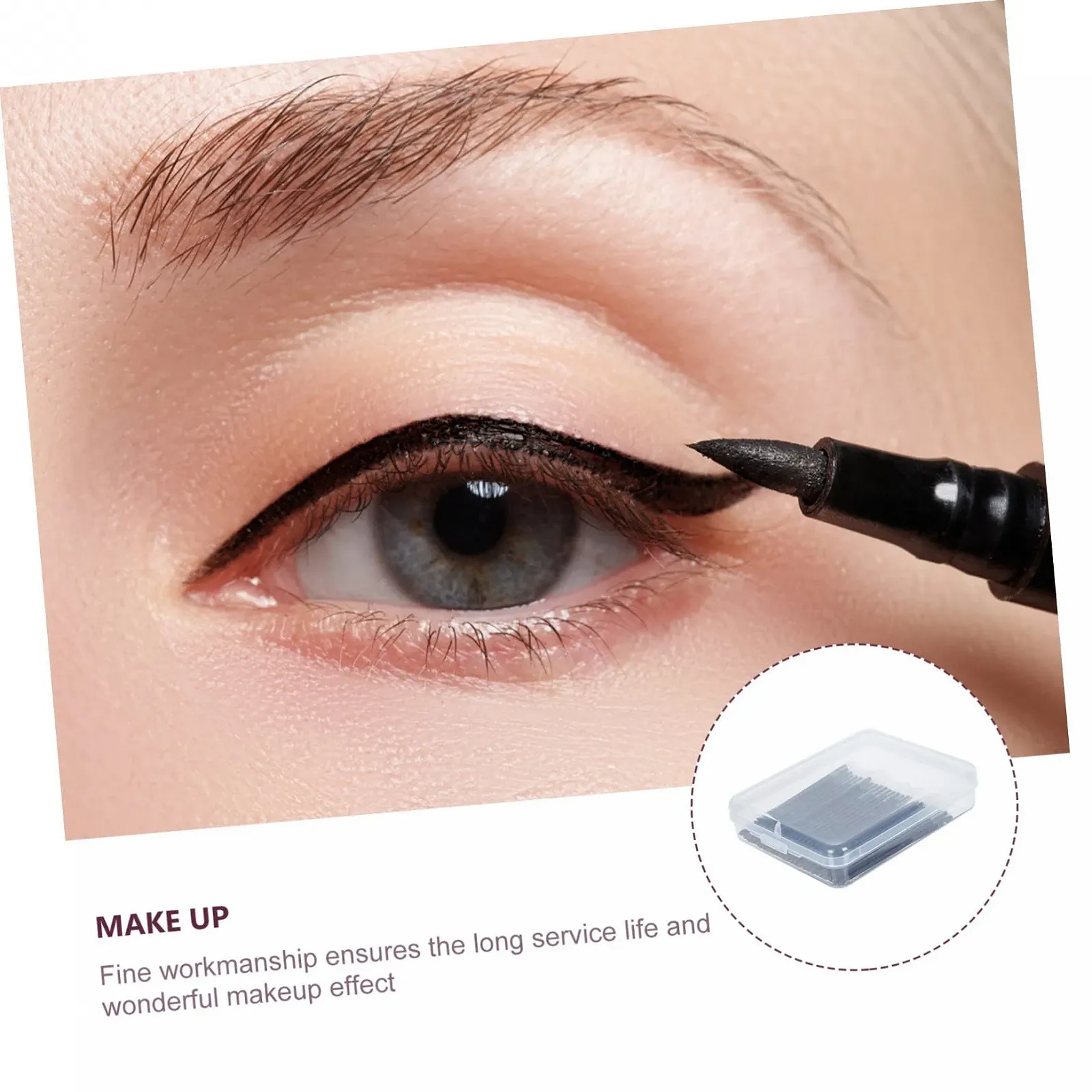 Кисти для подводки Ipetboom 50 штук, аппликаторы, фото №5