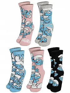 Шкарпетки United Labels The Smurfs для жінок 38-43 (5 пар) - Фото 1