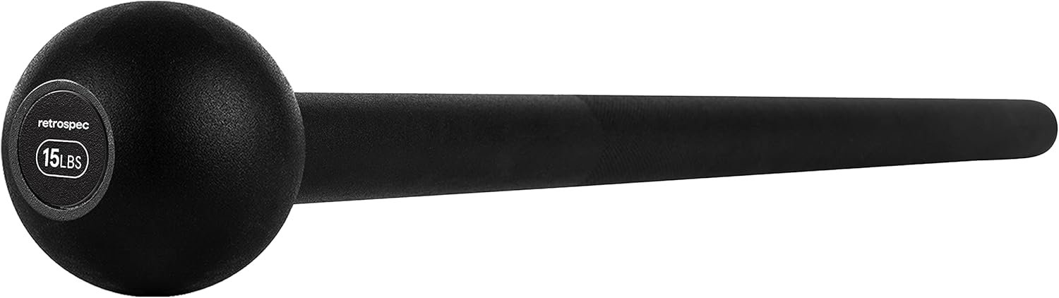 Сталева мейс-гантеля Retrospec Revolve 15lb (6,8 кг) Black, фото №2