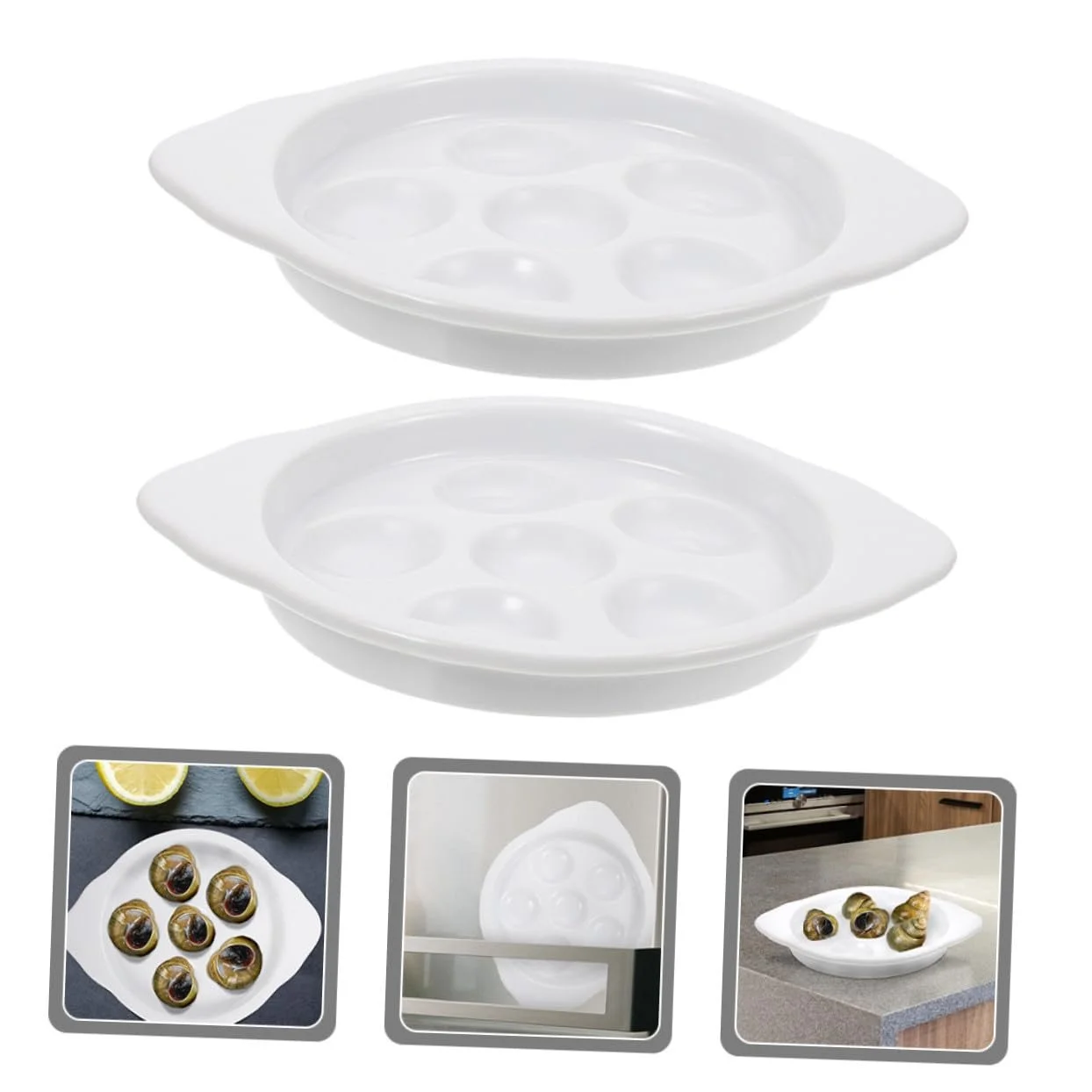 Форма для запікання равликів VALICLUD керамічна 2 шт., фото №7