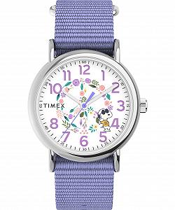 Жіночий годинник Timex Weekender TW2V77900 38 мм з тканинним ремінцем, сріблястий, браслет - Фото 1