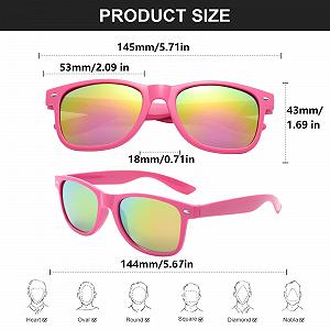 Солнцезащитные очки прямоугольные FSMILING винтажные в стиле 80-х для вечеринок, фантазийные, для мужчин и женщин synthetic.ua - Фото 1