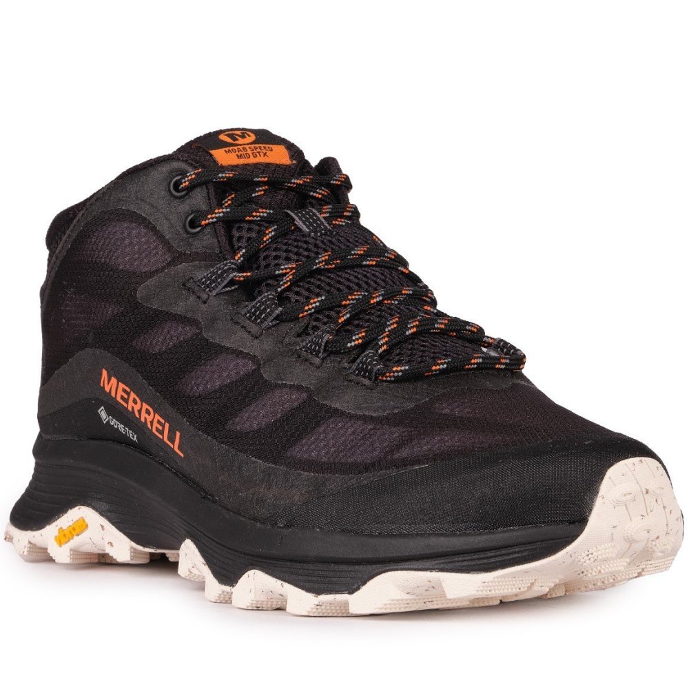 Кроссовки MERRELL MOAB SPEED MID GTX Черный размер 43.5, фото №4