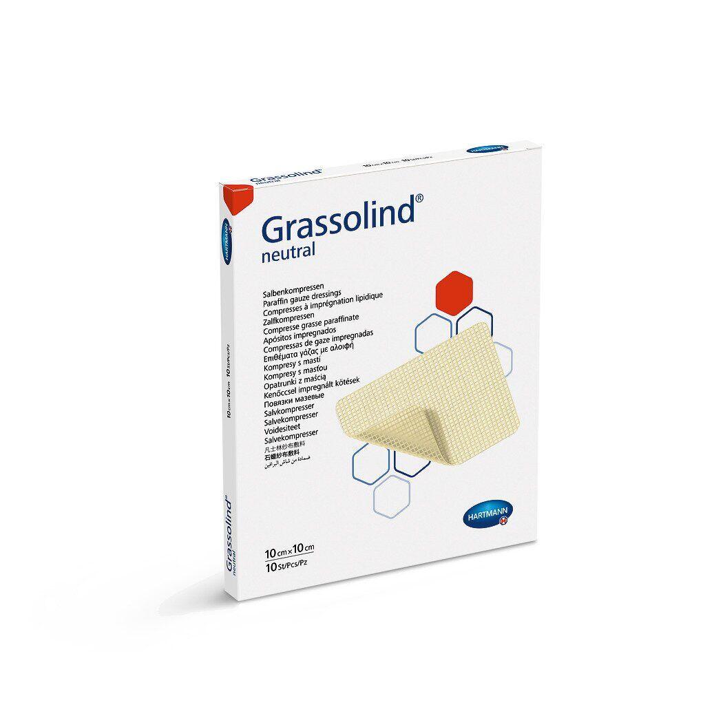 Повязка атравматическая мазевая Grassolind Neutral 10 Х см 1 шт PS, фото №3