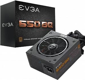 Блок питания для ПК EVGA 650 BQ 80 PLUS BRONZE Black  - Фото 1