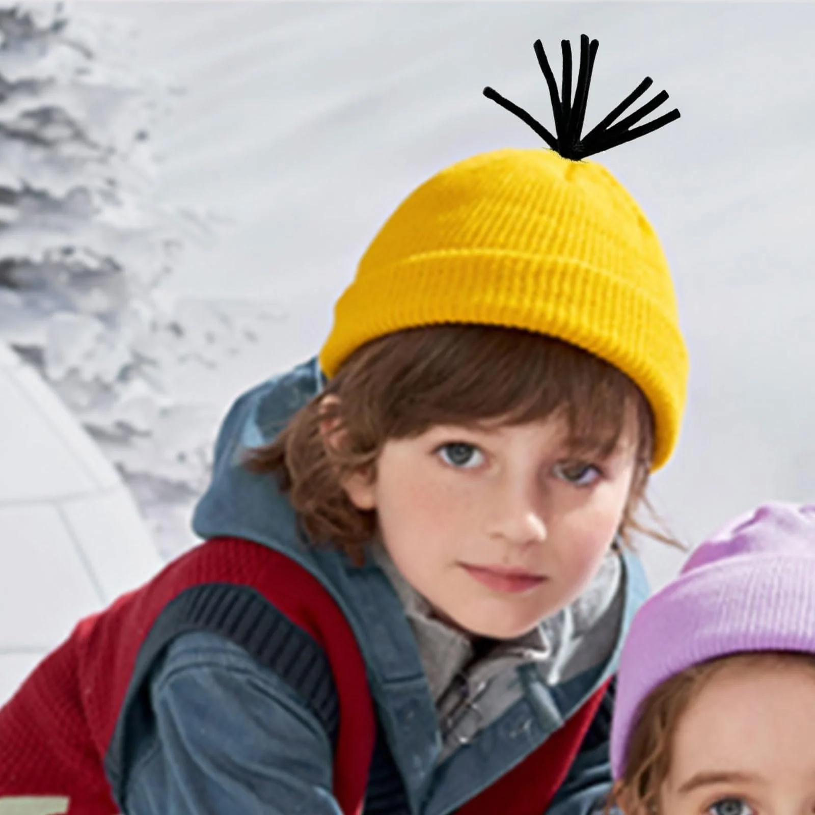 Шапка MHADBKH Вязаная Складная, фото №6 Шапка MHADBKH Вязаная Складная, фото №6