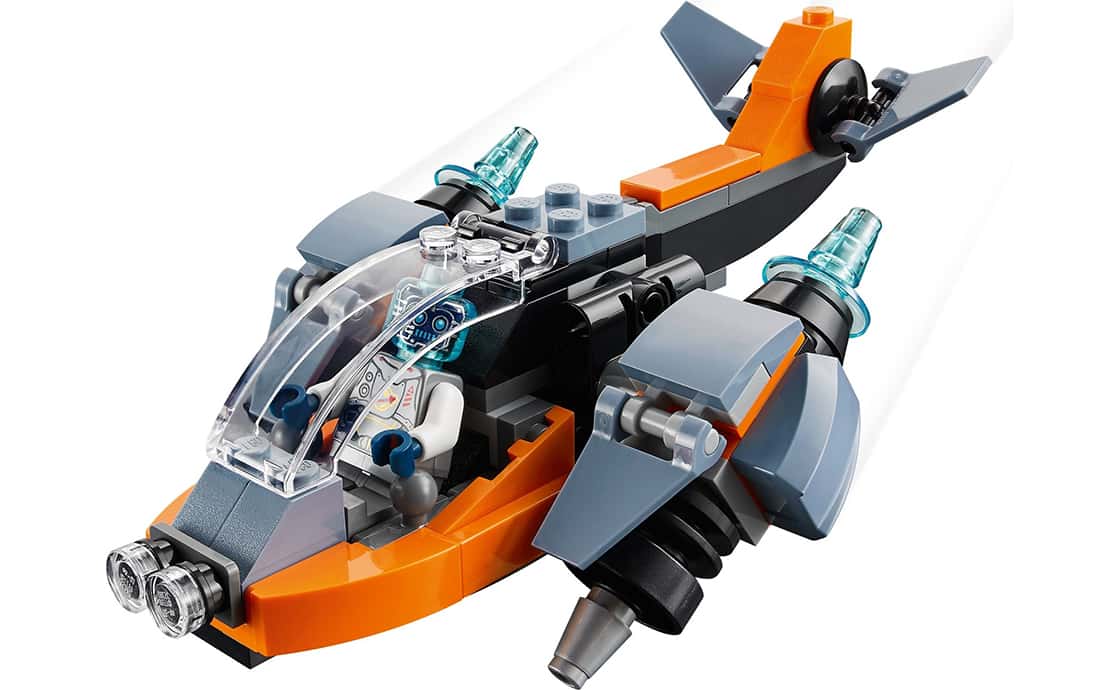 Конструктор LEGO Кібердрон 113 деталей 31111, фото №3
