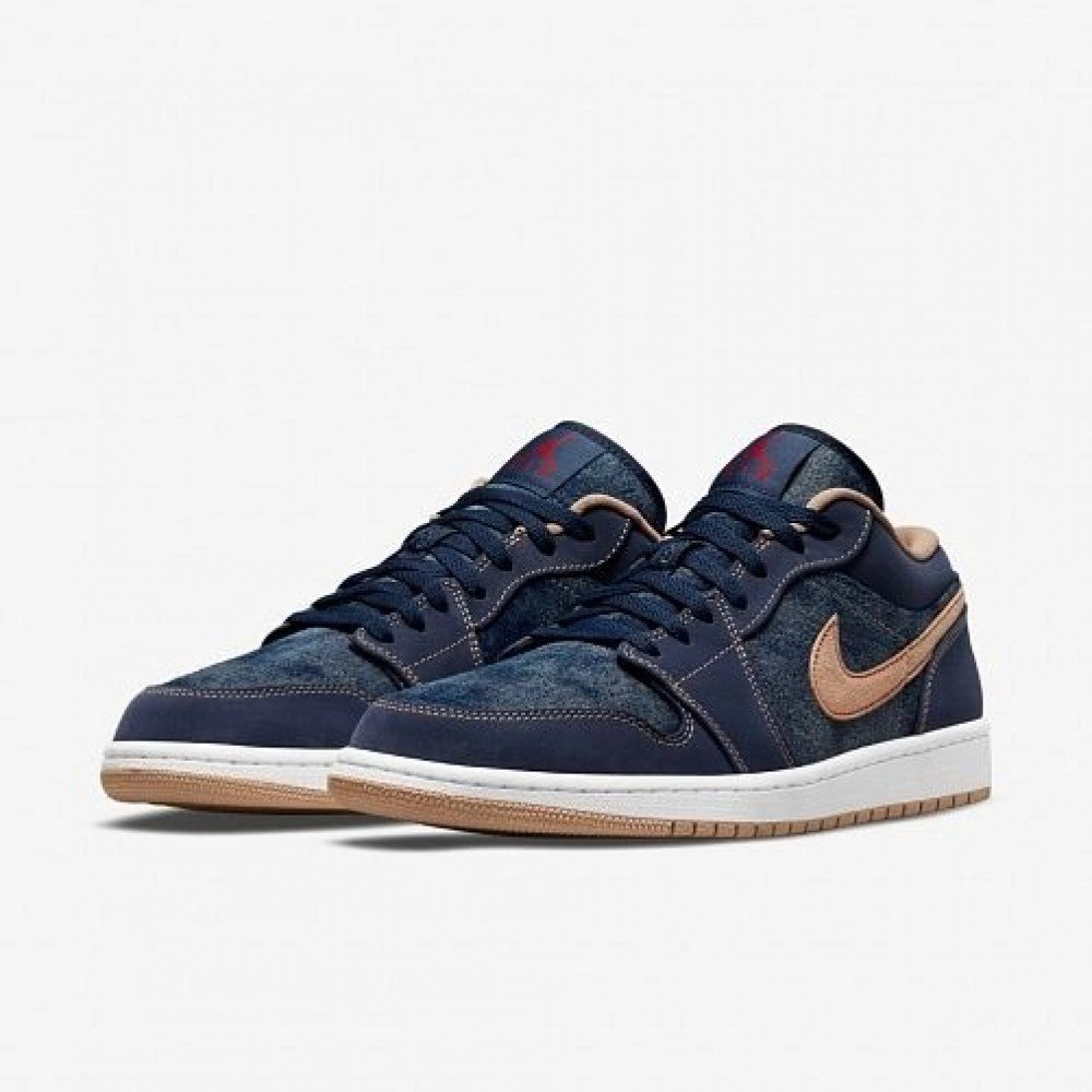 Кросівки Jordan 1 Low SE Denim 40.5, фото №2