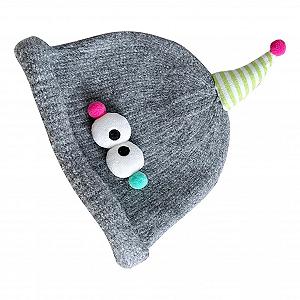 Шапка В'язана Дитяча Зимова Тепла Мила Мультяшна - Фото 1