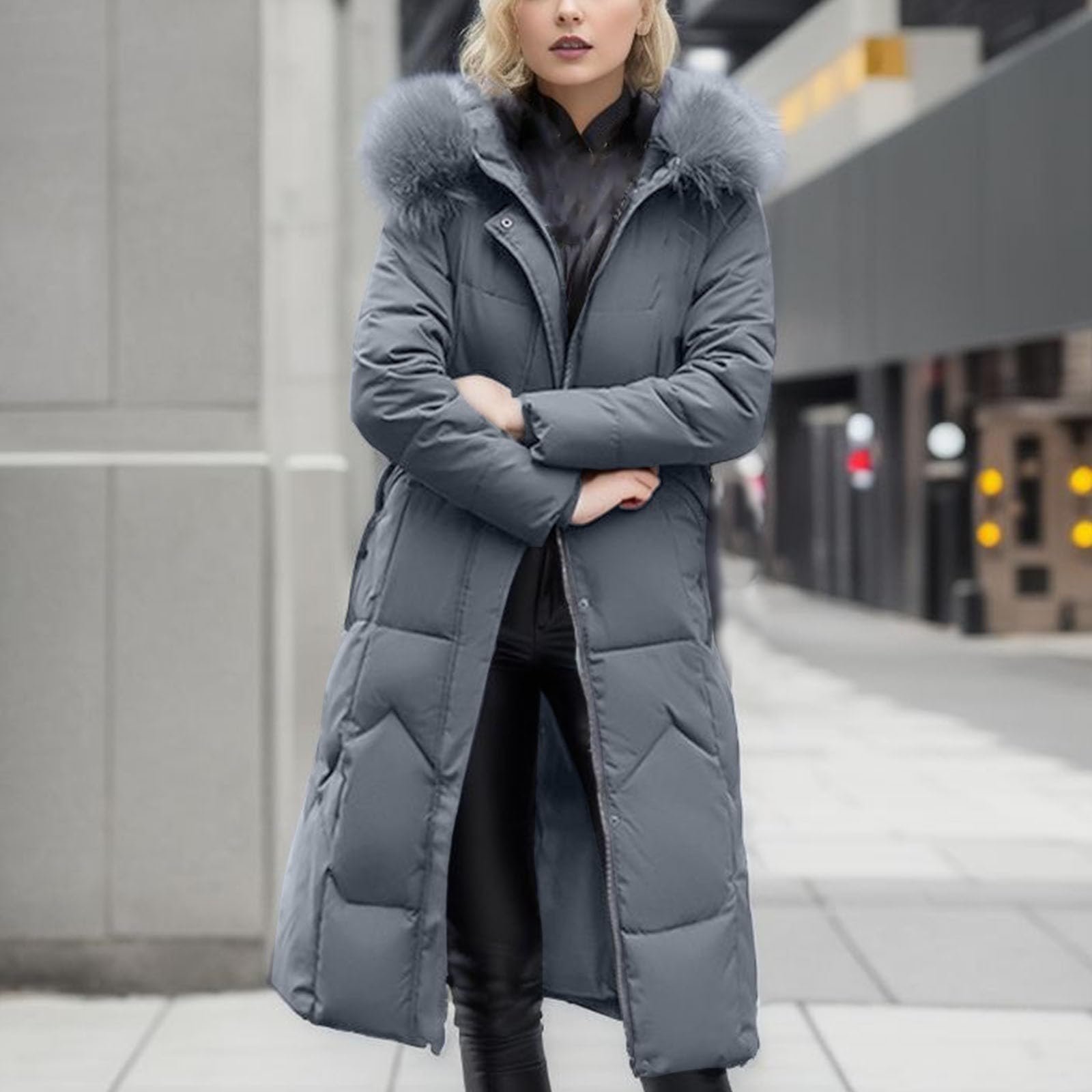 Зимняя Куртка FNKDOR Длинная Теплая Приталенная Легкая, фото №3 Зимняя Куртка FNKDOR Длинная Теплая Приталенная Легкая, фото №3