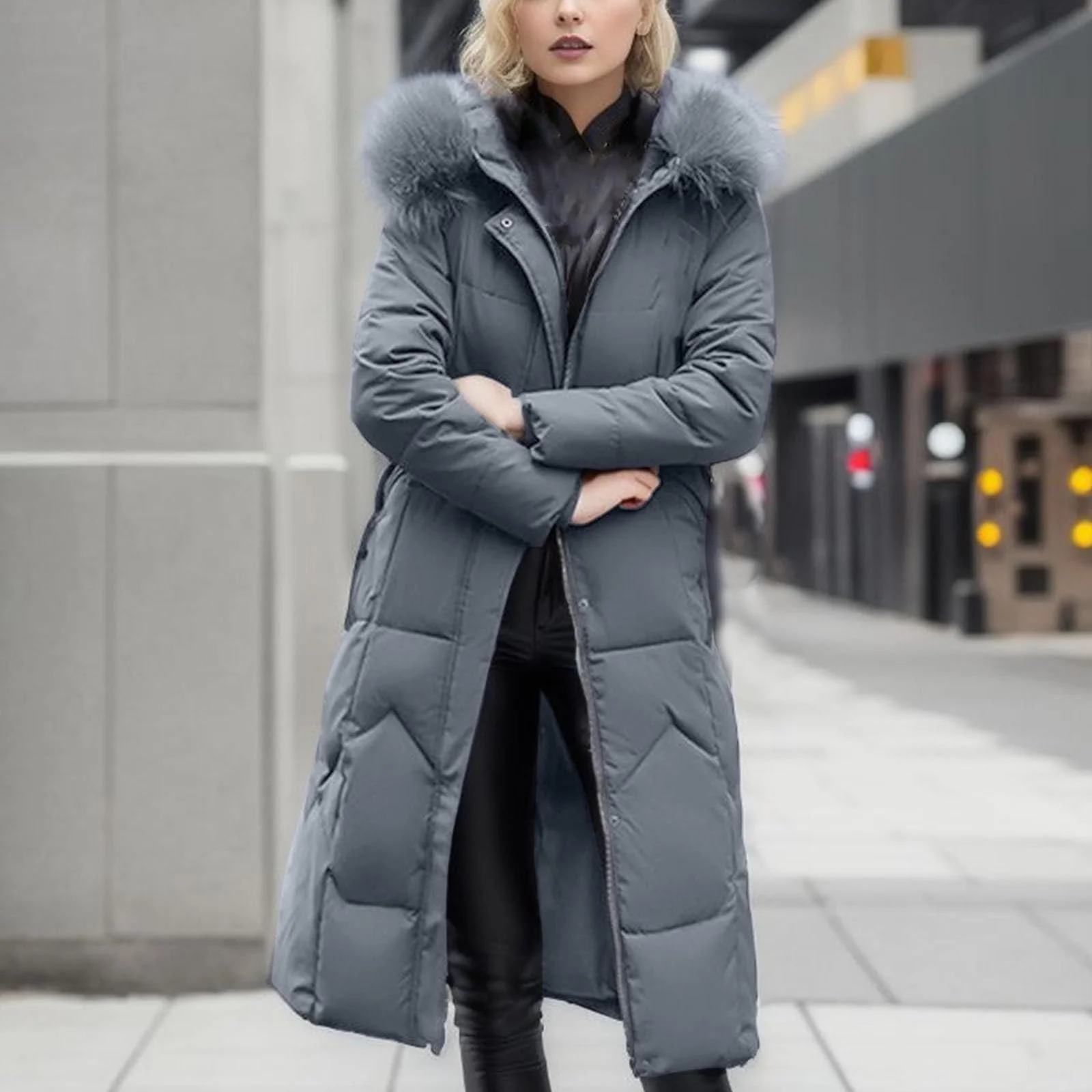 Зимняя Куртка FNKDOR Длинная Теплая Приталенная Легкая, фото №3 Зимняя Куртка FNKDOR Длинная Теплая Приталенная Легкая, фото №3